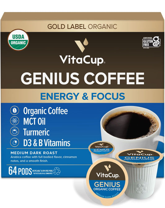 VitaCup Organic Genius Keto Coffee Pods